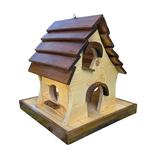 Casetta legno per uccelli - legno,