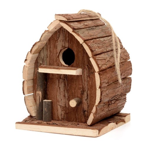 Casetta per uccelli legno - uccelli, in