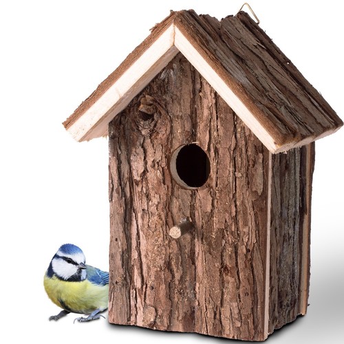 Casetta per uccelli legno - per,